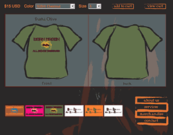 Merchandise page