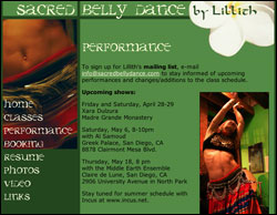 Performance page